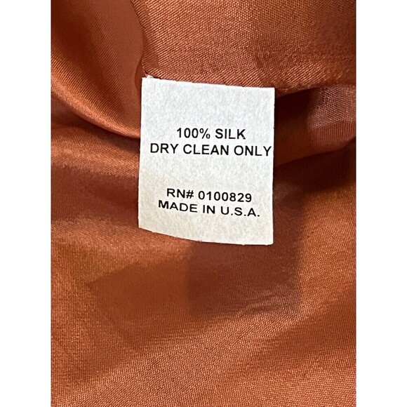 Connie Roberson Silk Floral Brocade‎ Blazer Jacket Women Lined Button USA Made - Picture 10 of 10